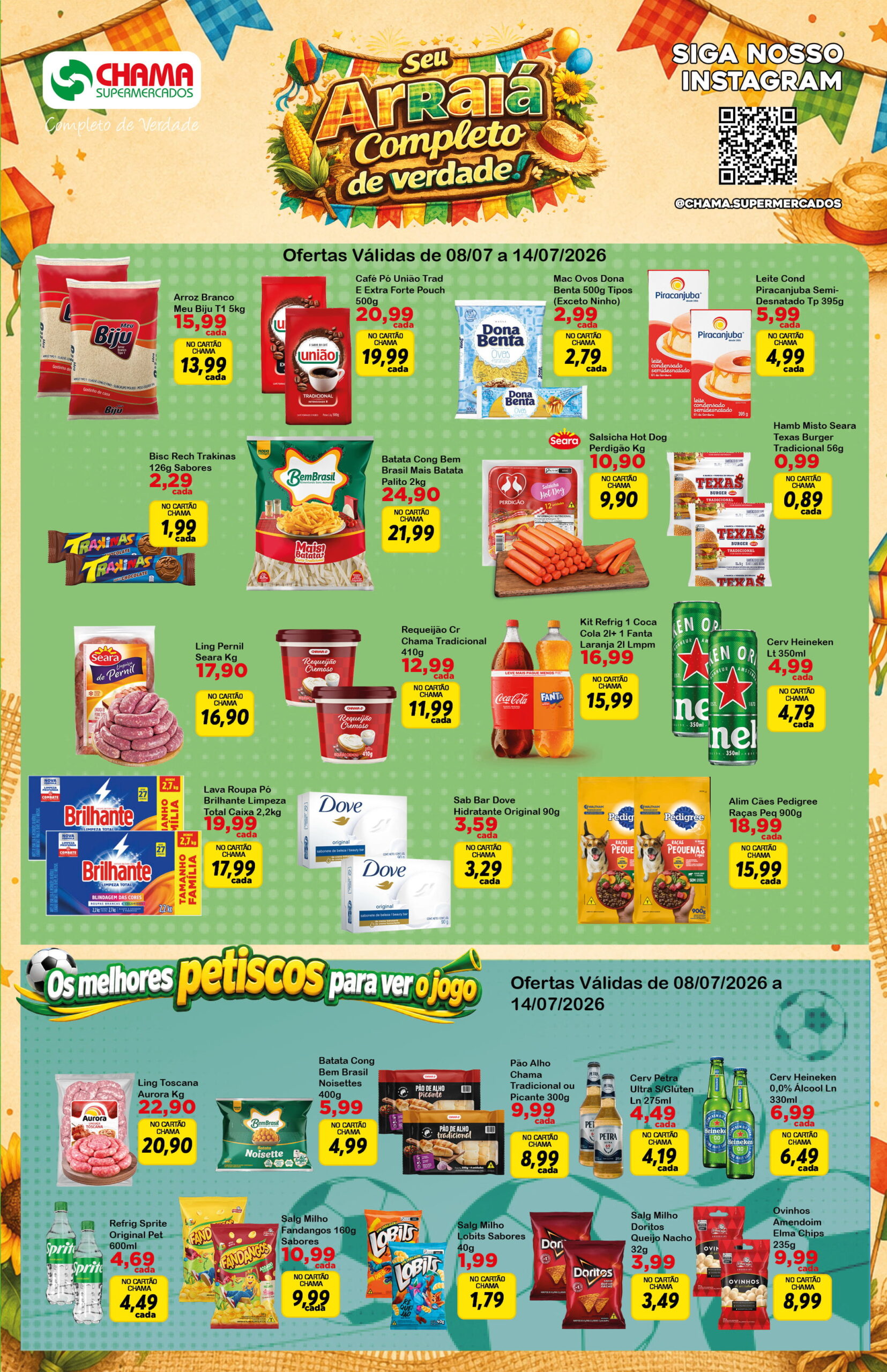 Leia mais sobre o artigo Tabloide de Ofertas Supermercado Chama