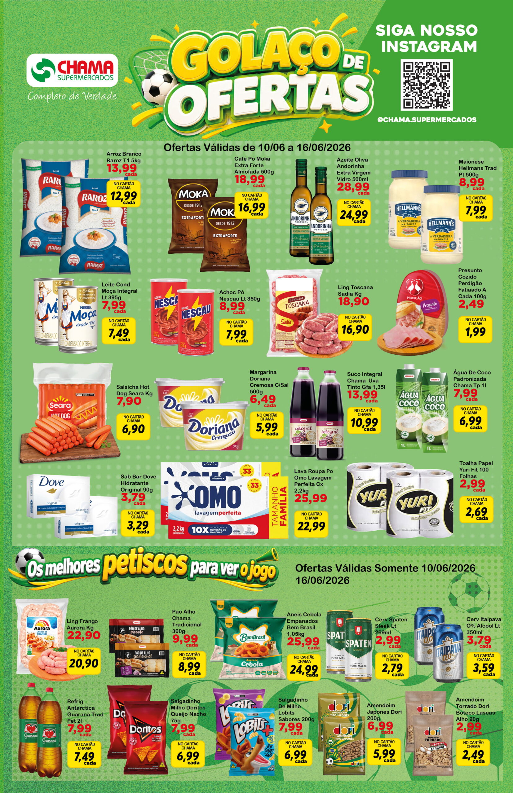 Leia mais sobre o artigo Tabloide de Ofertas Supermercado Chama
