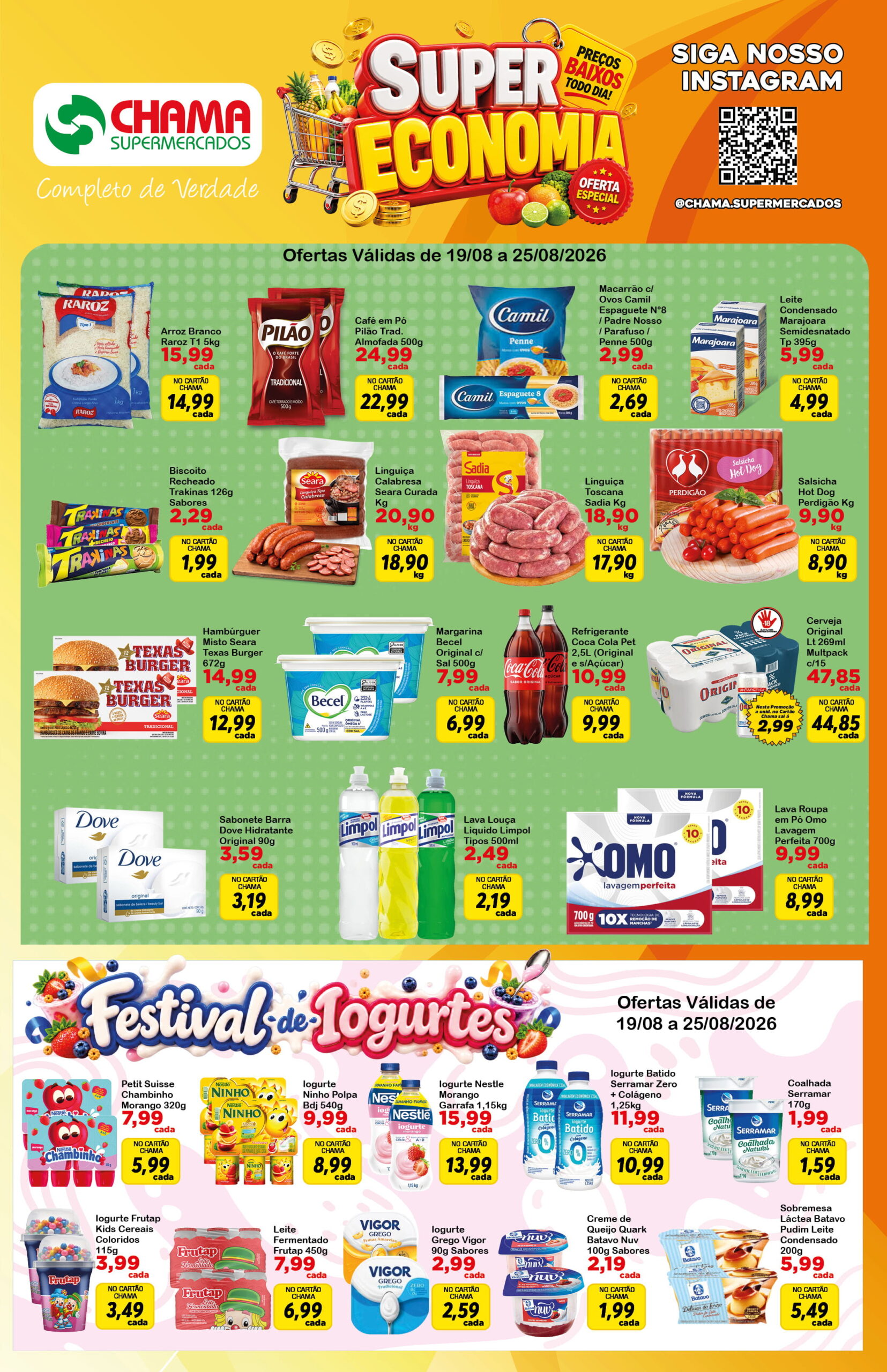 Leia mais sobre o artigo Tabloide de Ofertas Supermercado Chama