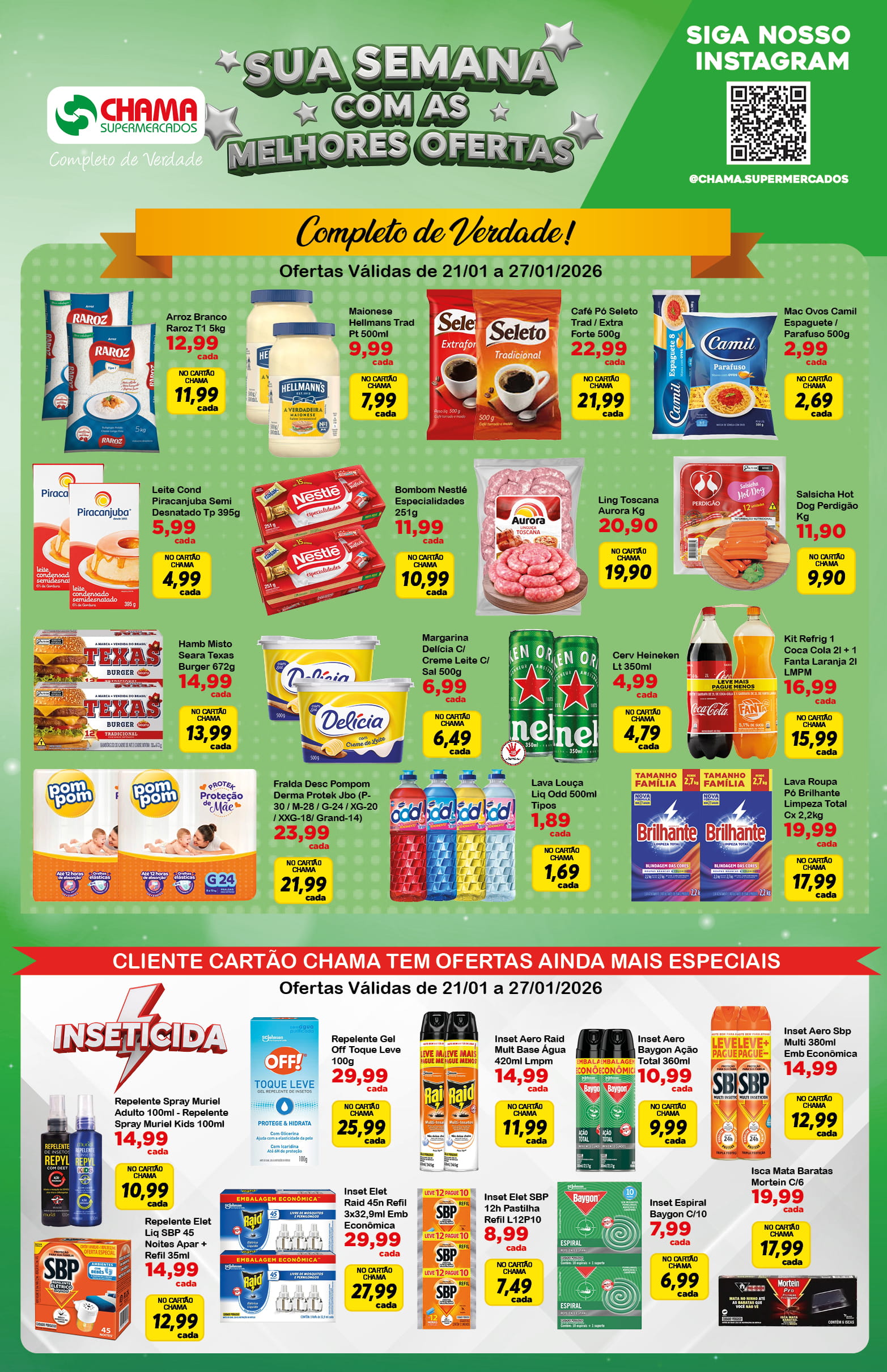 Leia mais sobre o artigo Tabloide de Ofertas Supermercado Chama