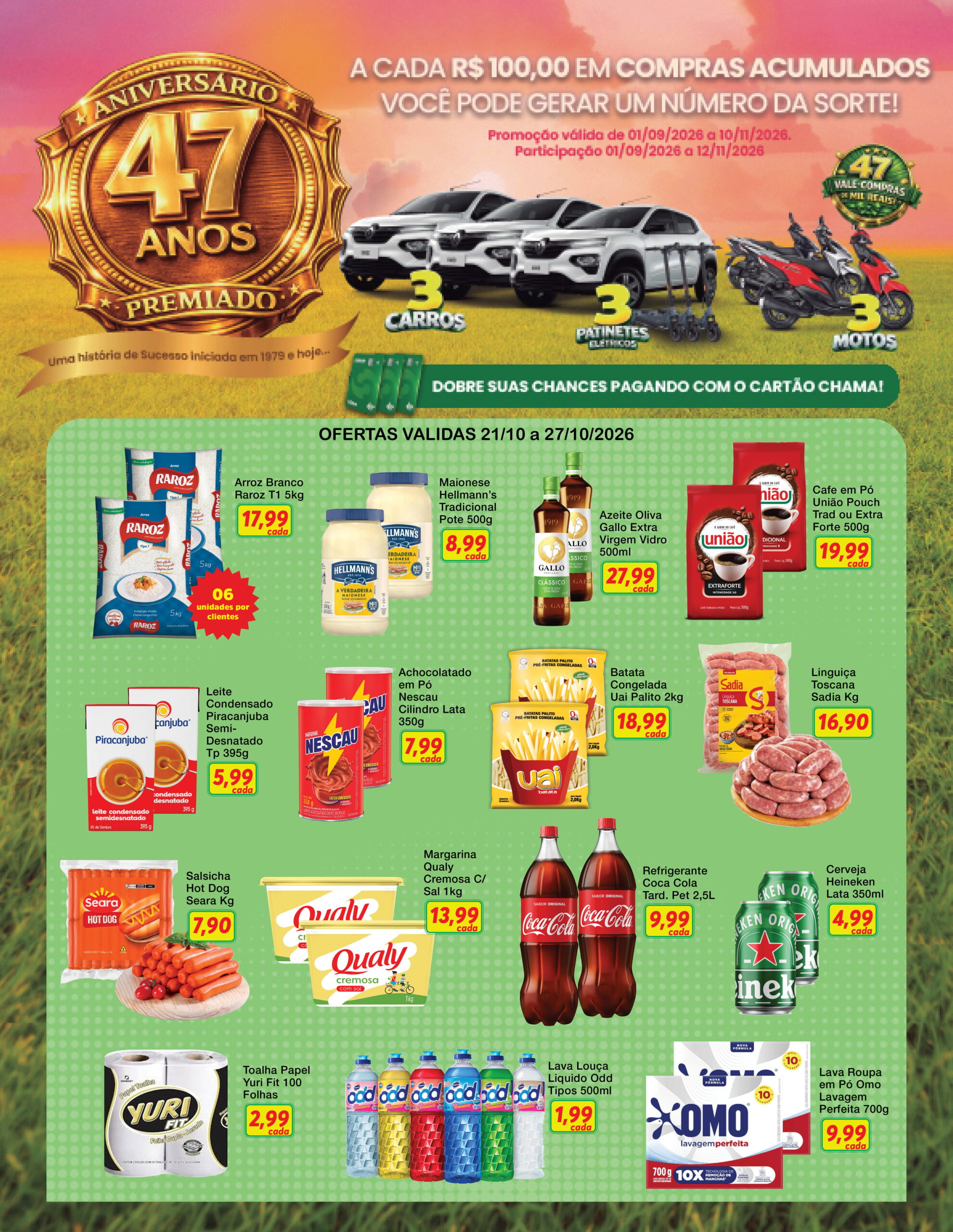 Leia mais sobre o artigo Tabloide de Ofertas Supermercado Chama