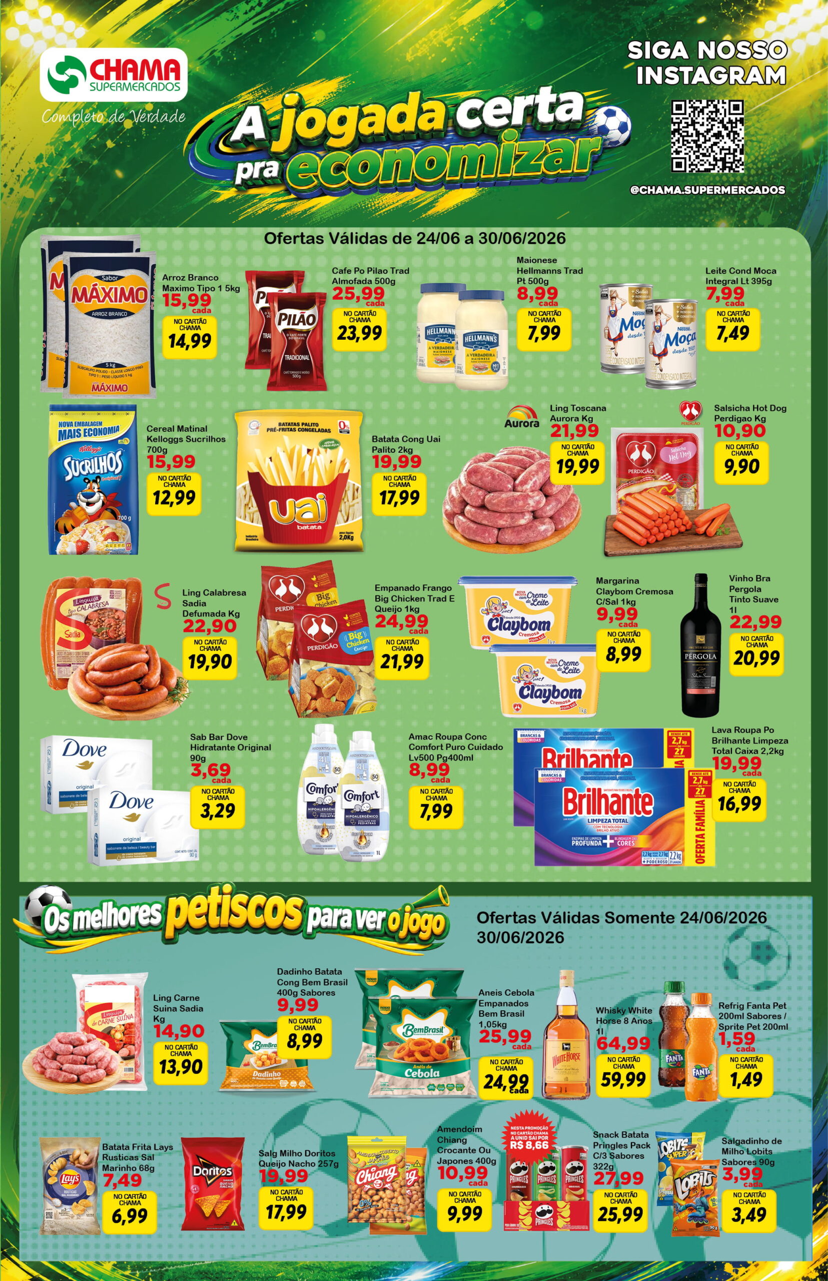 Leia mais sobre o artigo Tabloide de Ofertas Supermercado Chama