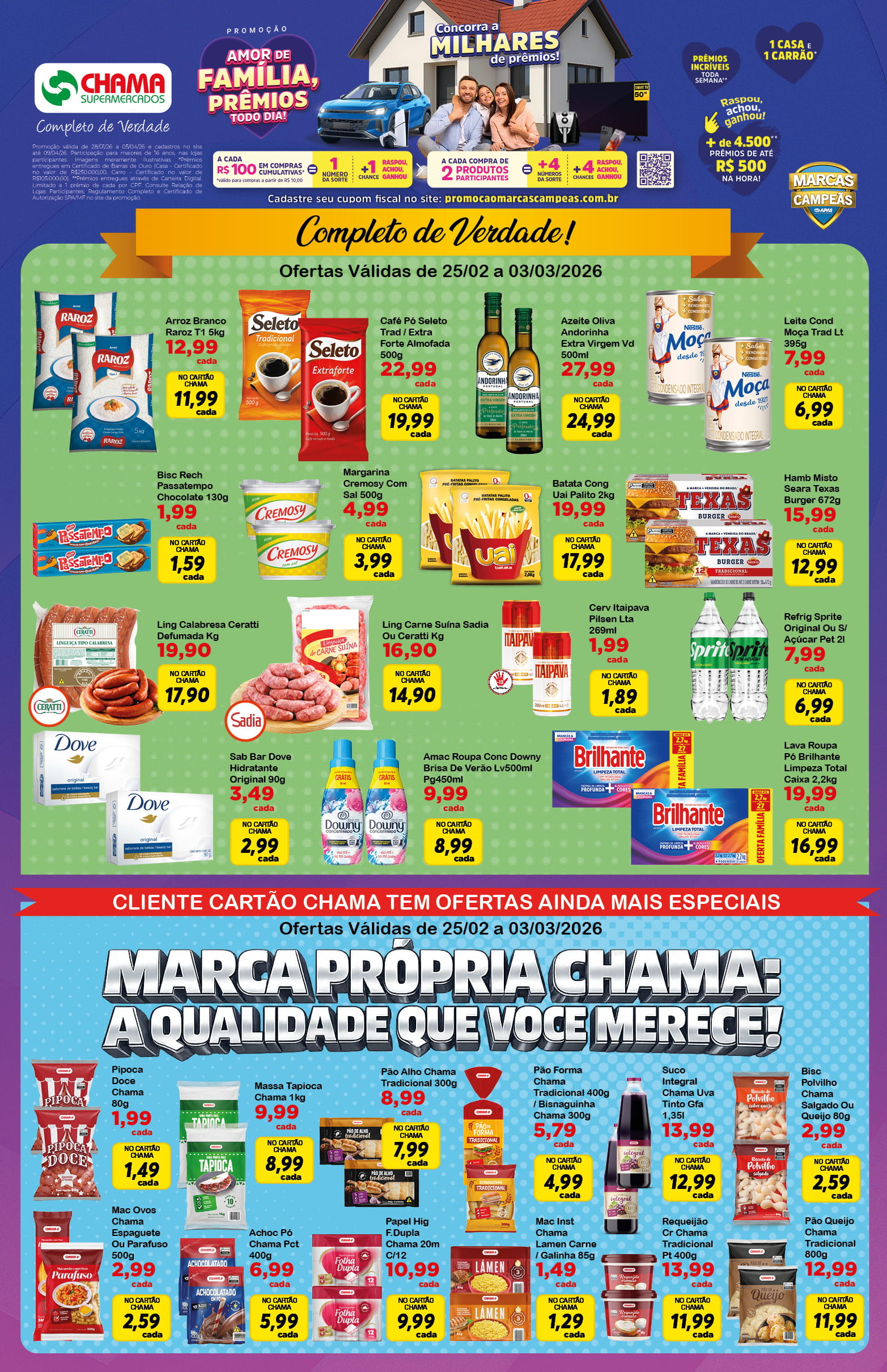 Leia mais sobre o artigo Tabloide de Ofertas Supermercado Chama