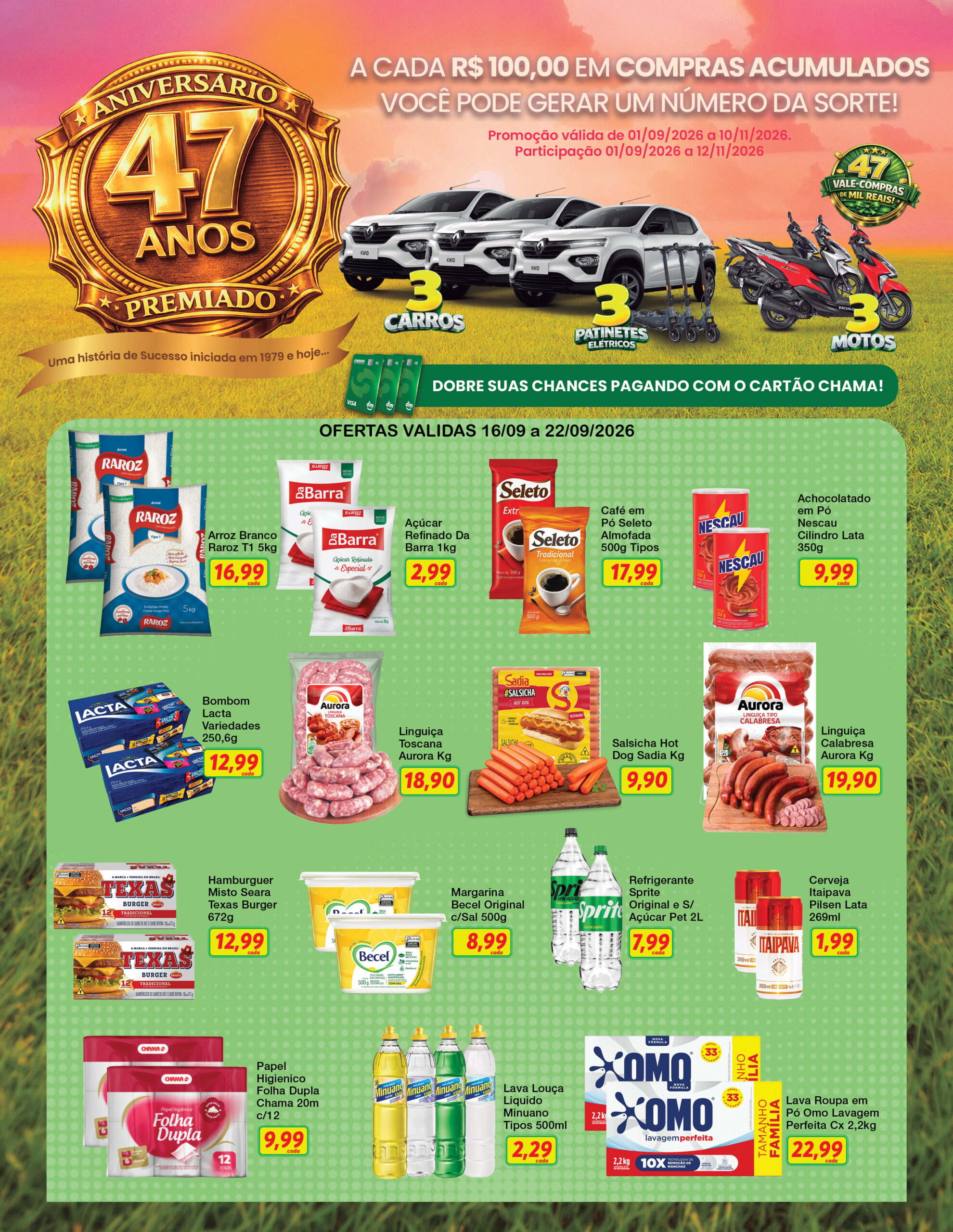 Leia mais sobre o artigo Tabloide de Ofertas Supermercado Chama