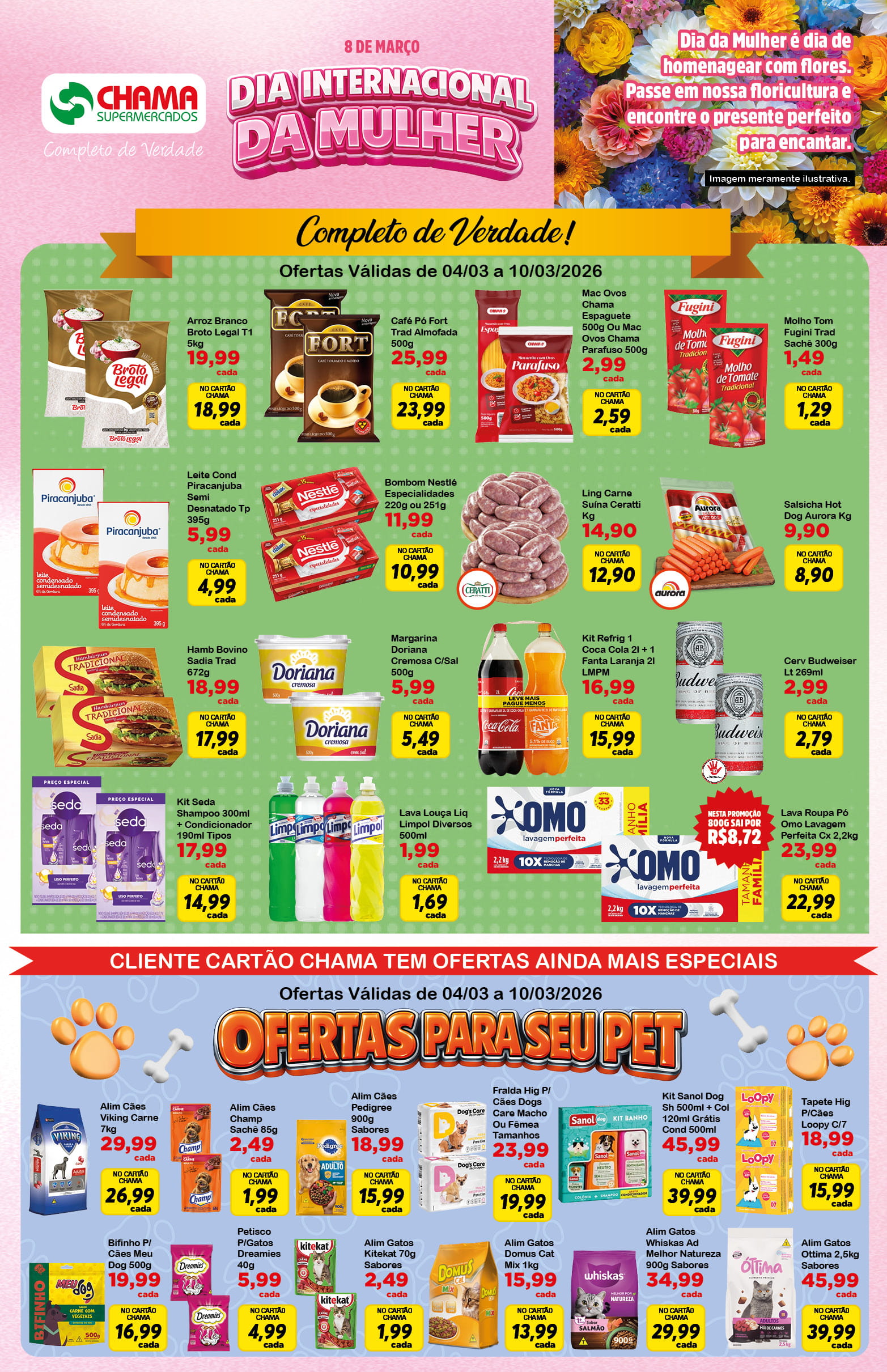 Leia mais sobre o artigo Tabloide de Ofertas Supermercado Chama