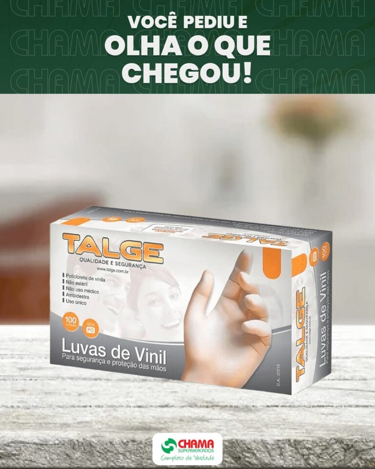 Luvas de Vinil Talge