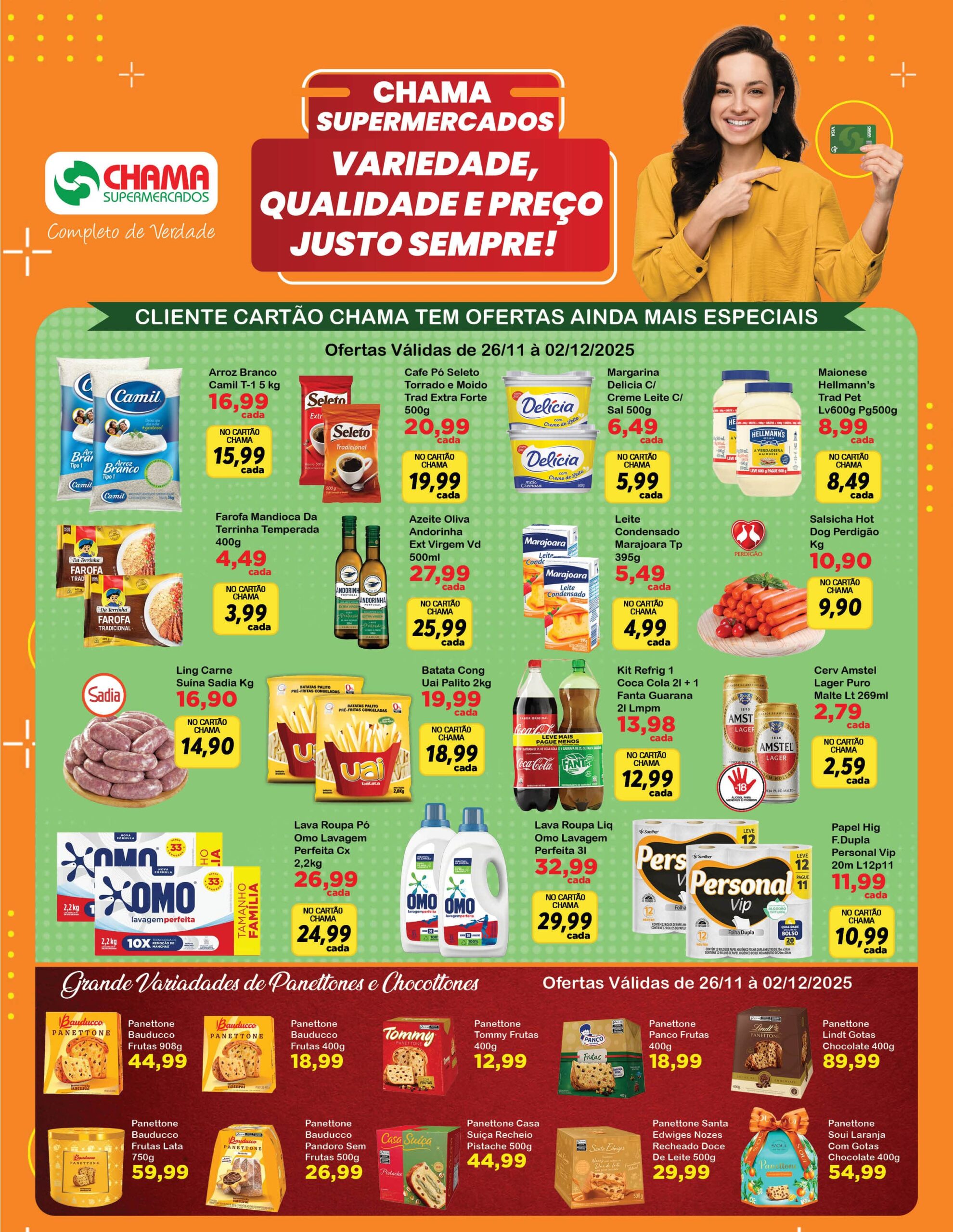 Leia mais sobre o artigo Tabloide de Ofertas Supermercado Chama