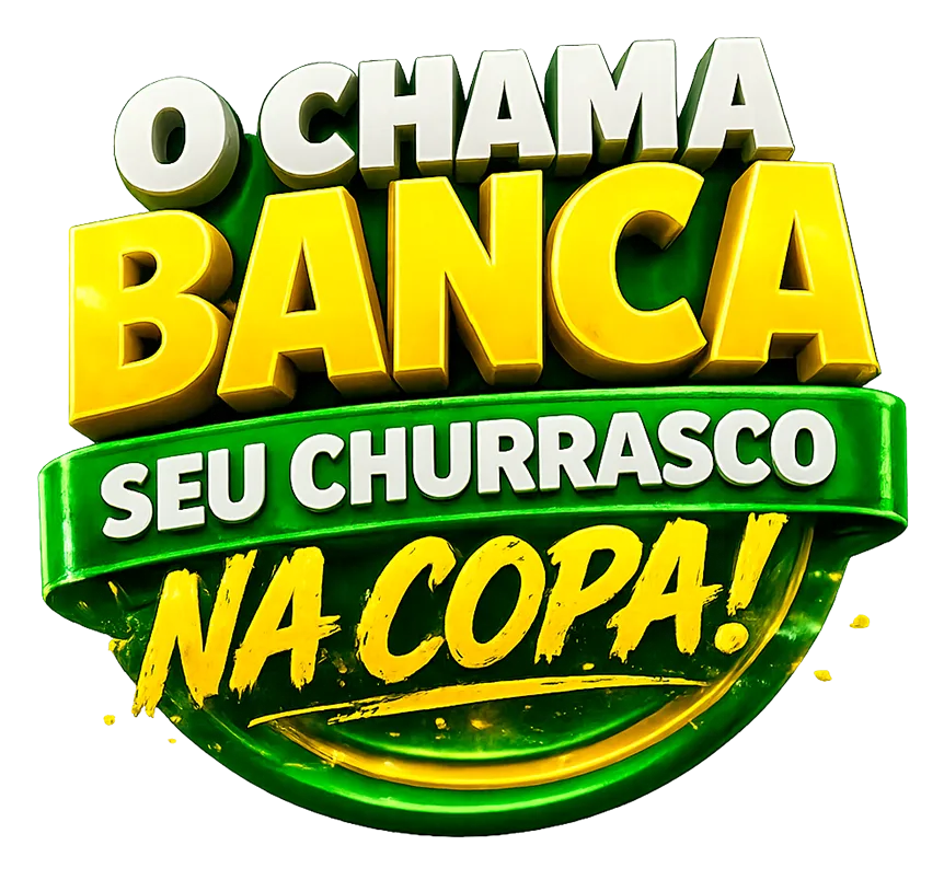 Selo da Campanha Churrasco na Copa Chama